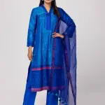 Blue Kantha Odyssey Theme Shalwar Kameez