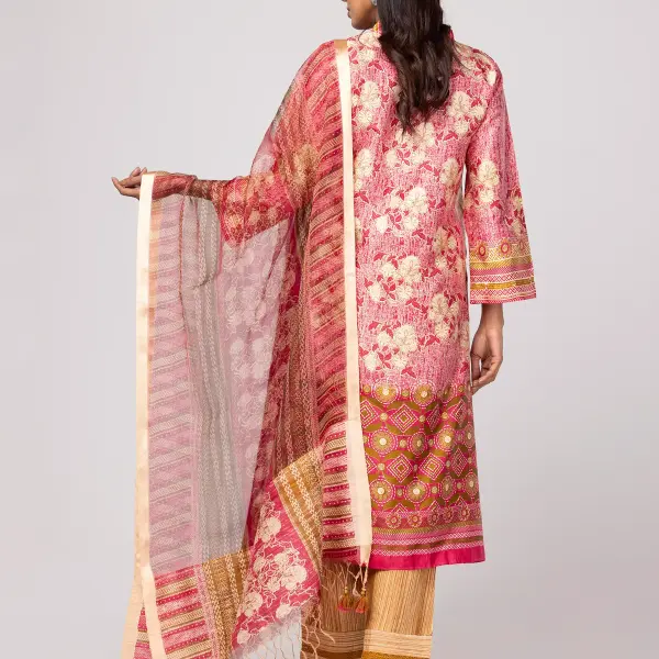 Beige Kantha Odyssey Theme Shalwar Kameez