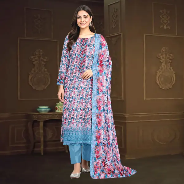 Marshaal Digital Printed Heavy Embroidery