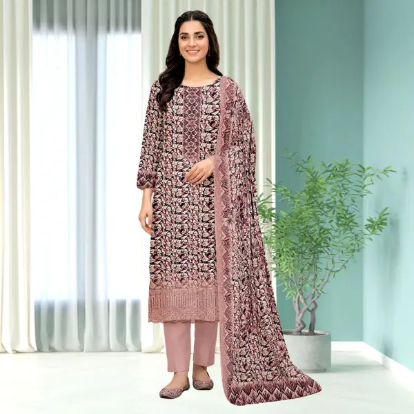 Marshaal Digital Printed Heavy Embroidery