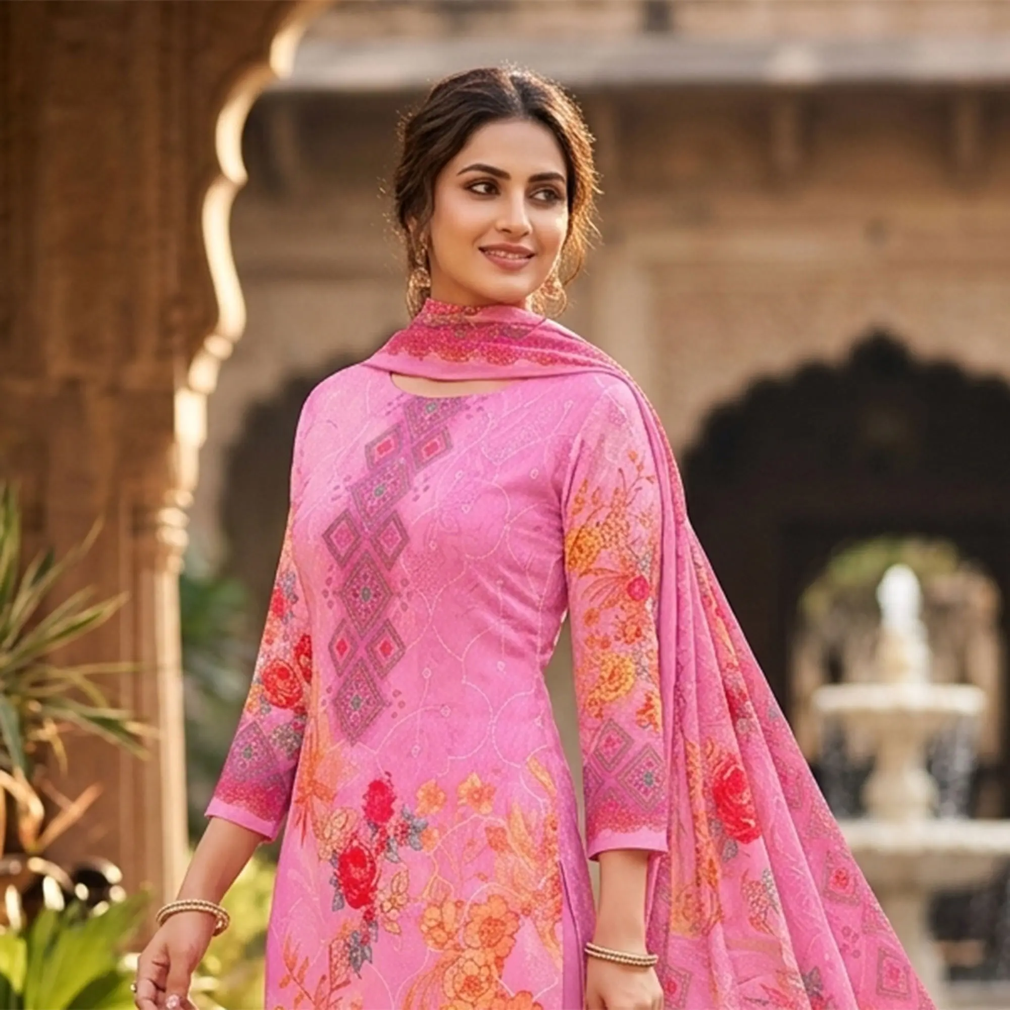 IBadat Lawn Collection Premium Designer Dress Material For Women