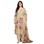 Simran Cotton Digital Printed Style With Heavy Embroidered Dress Material