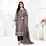 Laser Cut Untitched Salwar Kameez Digital Print