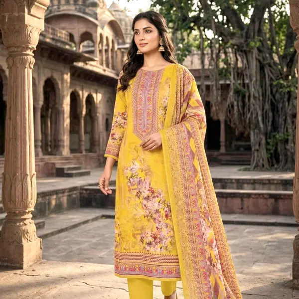 Mannat By Glossy Hit Design 100% Cotton Dress Materials
