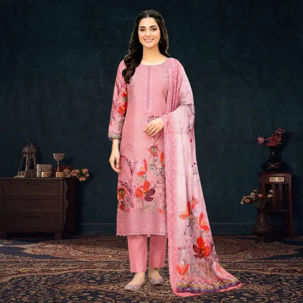 Fancy Work Salwar Kameez Boutique Digital Print