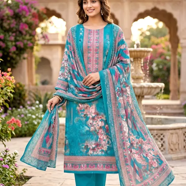 Mannat By Glossy Hit Design 100% Cotton Dress Materials