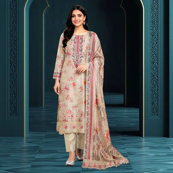 Laser Cut digital Printed Salwar Kameez New Collection