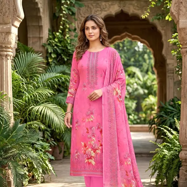 Glossy mannat amazing cotton unstitch salwar kameez